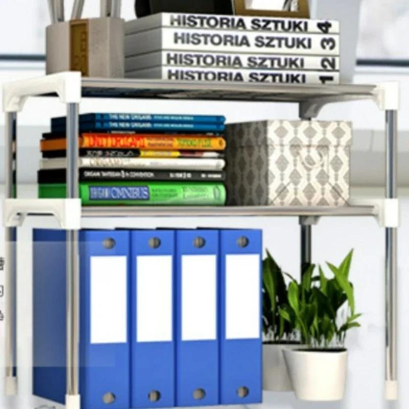 2-lagiges Mikrowellenregal Edelstahl Küche Abnehmbares Gestell Küchenorganisator Geschirrregale Heimaufbewahrungsregal Halter