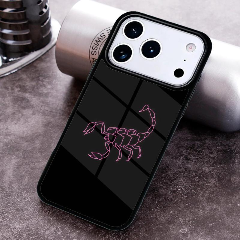 Scorpio Scorpion animal Phone Case For iPhone 17,16e,15,14,13,12,11,Mini,Pro,MAX soft Silicone Cover