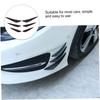iplusmile 1 Set Bumper Carbon Auto Car Bumper Lip Splitter Fin Spoiler Car Accessories Car Supplies Black