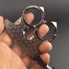DAXTE Self-Defense Double Finger Ring Keychain with Emergency Window Breaker