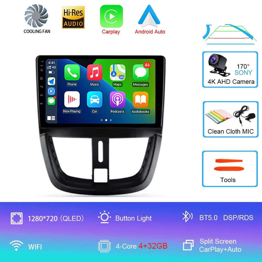 

Автомагнитола Android 14 для Peugeot 207 2006 - 2015 Мультимедийный видеоплеер Навигация GPS Нет 2din 2 дин dvd