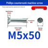 White Zinc Plated Cross Recessed Countersunk Head Screws & Bolts, Machine Thread, M3-M12