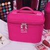 Portable Professional Makeup Case Large Capacity, Waterproof Travel Cosmetic Organizer With Lock