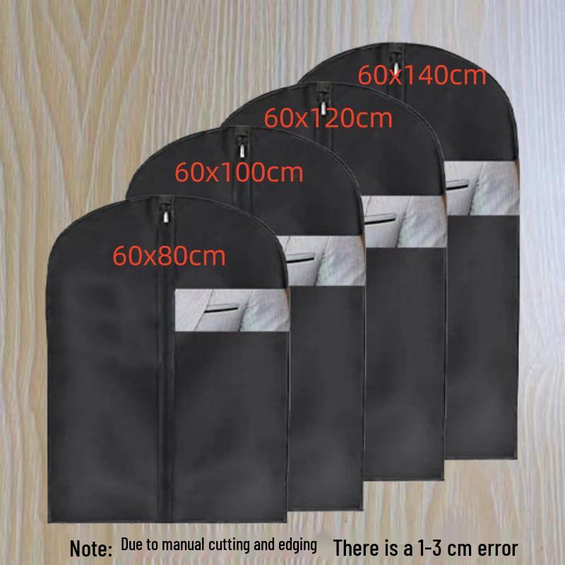 Breathable Moisture & Mildew-Proof Hanging Garment Bag for Suits and Mink Coats – Transparent Dust Cover Storage