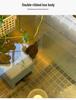 Turtle Tank with Drainage Hole - Transparent Breeding & Storage Box, Small/Large Size for Home Use