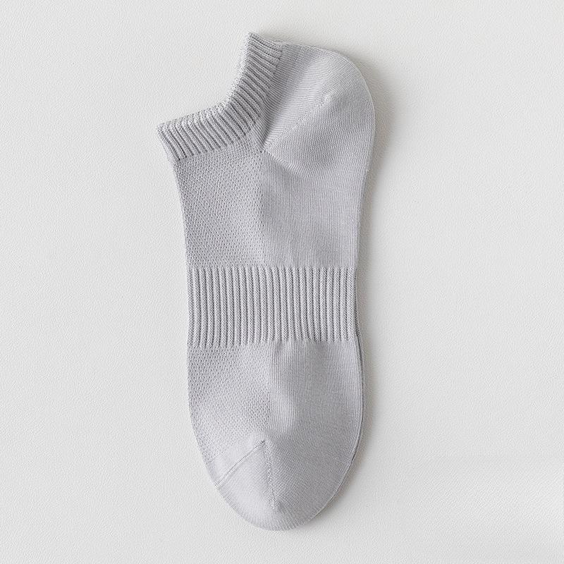 Men's Summer Thin Deodorant Mesh Breathable Sweat Absorbing Sports Socks
