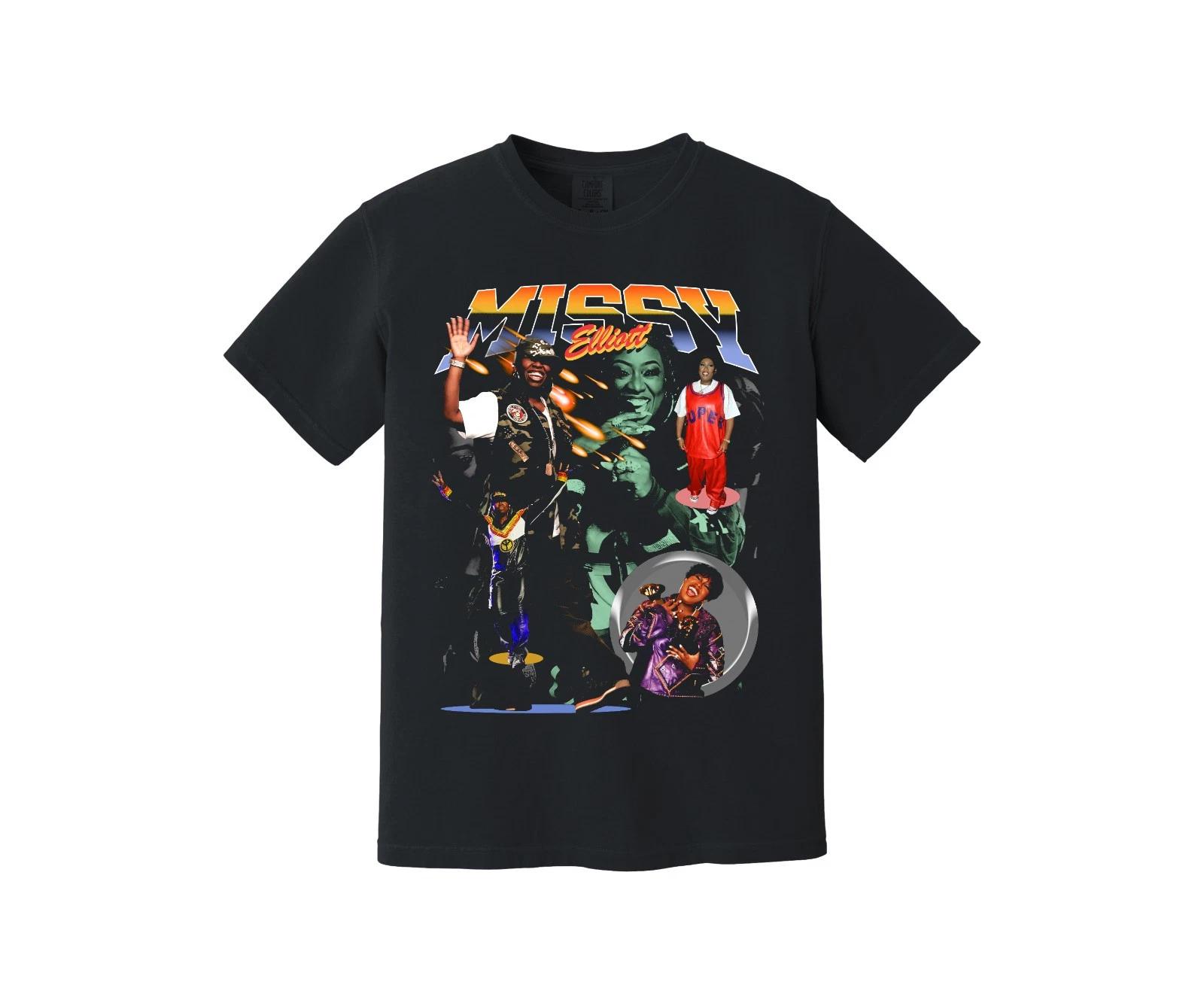 Missy Elliott Heavyweight T-shirt - Get Ur Freak On, Work It, Lose Control 2000s L
