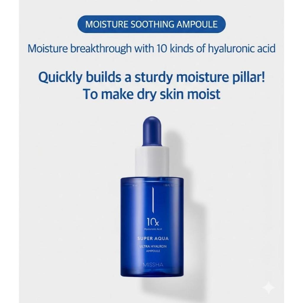 [Missha] Super Aqua Ultra Hyalon Ampoule 47ml
