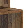 Desk with Shelf Rustic Wood Look 106 x 41 x 88.5 cm Engineered Wood