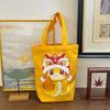 2025 Happy New Year Handbag Year of The Snake Red Tote Bag Snake Year Canvas Bag  Shopping Bag