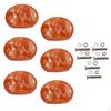 6 Pcs Guitar Instruments Tuning Pegs Keys Machine Heads Replacement Button Knobs Handle Cap