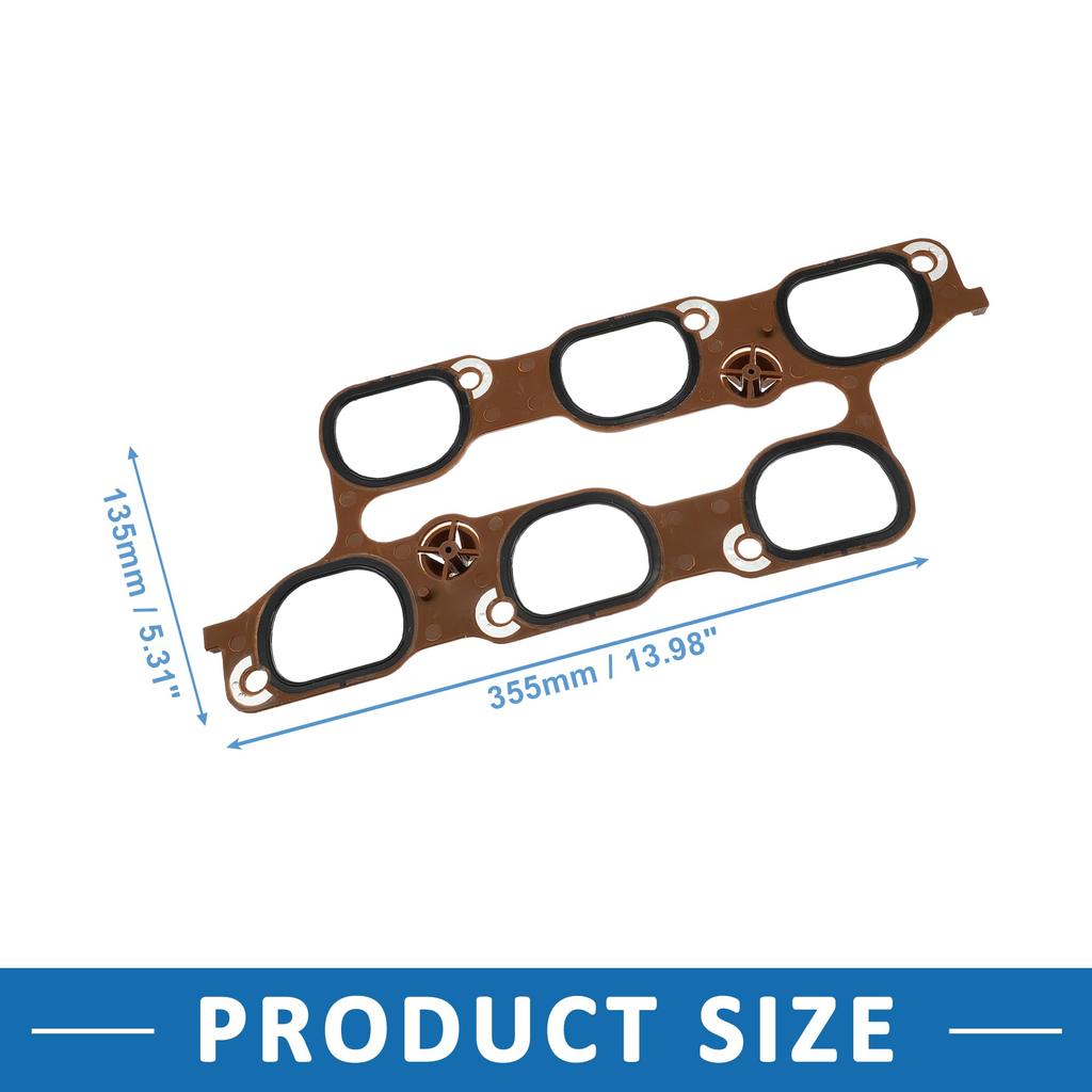 ABSOPRO Cylinder Engine Intake Manifold Gaskets 12691199 and 12673301 with Upper and Lower Throttle Body Gaskets for Cadillac CTS 2008-2011