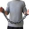 Halloween Prisoner Role-Playing Props: Handcuffs, Ankle and Foot Cuffs, Plastic Chain Link, Ball Shackles