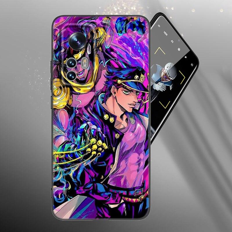 JoJo Bizarre Adventure Phone Case For Xiaomi Mi 10T 11i 11T Note 10 11 Lite NE F1 POCO F3 M3 X3 GT NFC M4 X4 Pro 5G Black Cover