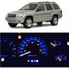 WLJH Super Bright Blue Great Looking Instrument Panel Gauge Cluster Dash Led Light Bulb Kits for Jeep Grand Cherokee ZJ 1999-2004, Pack of 6 | 4014
