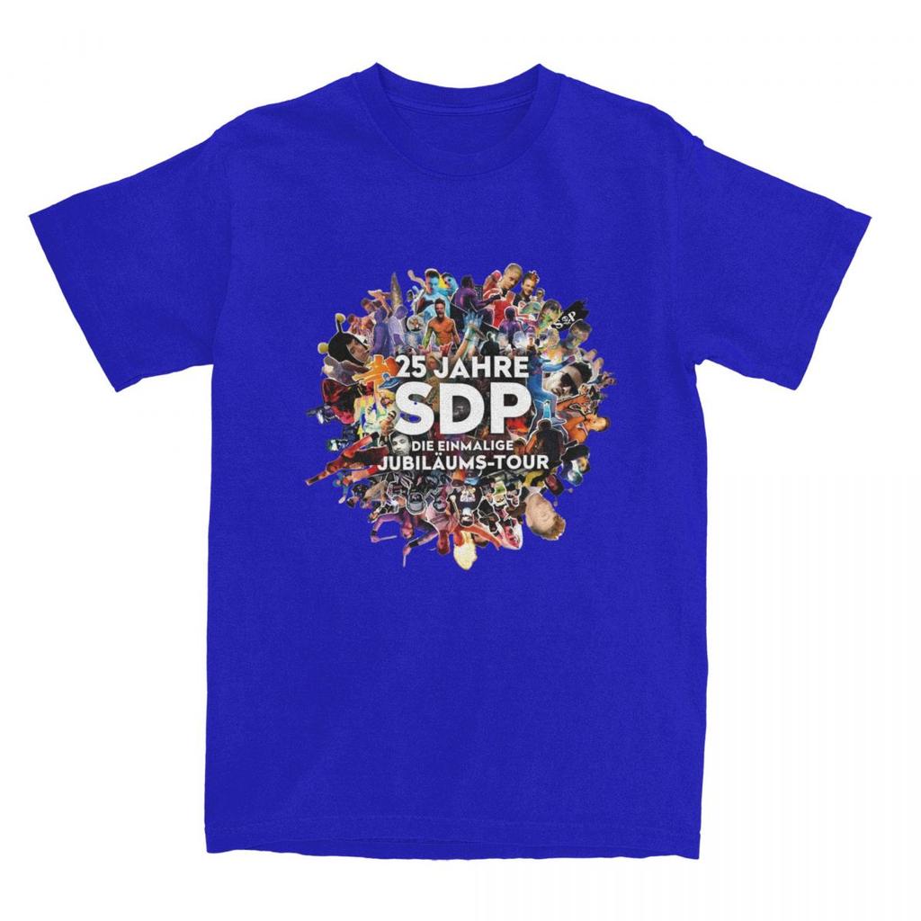 Sdp Band Music Singer 2024 Tour Maglietta Uomo Y2K Tedesca Cotone Magliette Estive Girocollo Harajuku T-Shirt Casual Taglie Forti Top