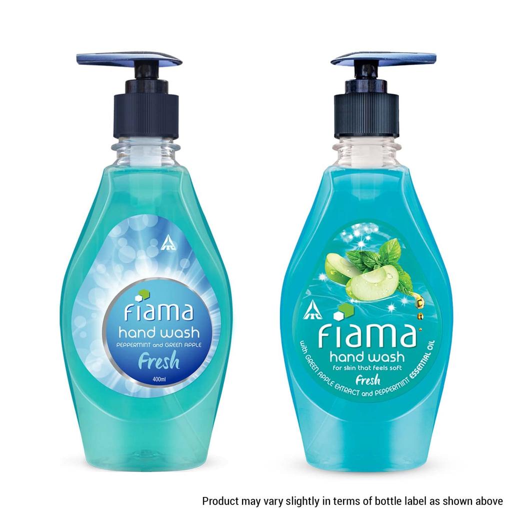 Fiama Fresh Handwash 400 ml Liquid Soap for Soft Supple Hands Germ Protection Mood Uplifting Fragrance