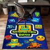 Colorful Geometry Dash Characters Rug Office Floor Mat - Machine Washable for Bedroom, bedroom, livingroom, Room Decor Fan Gifts Christmas