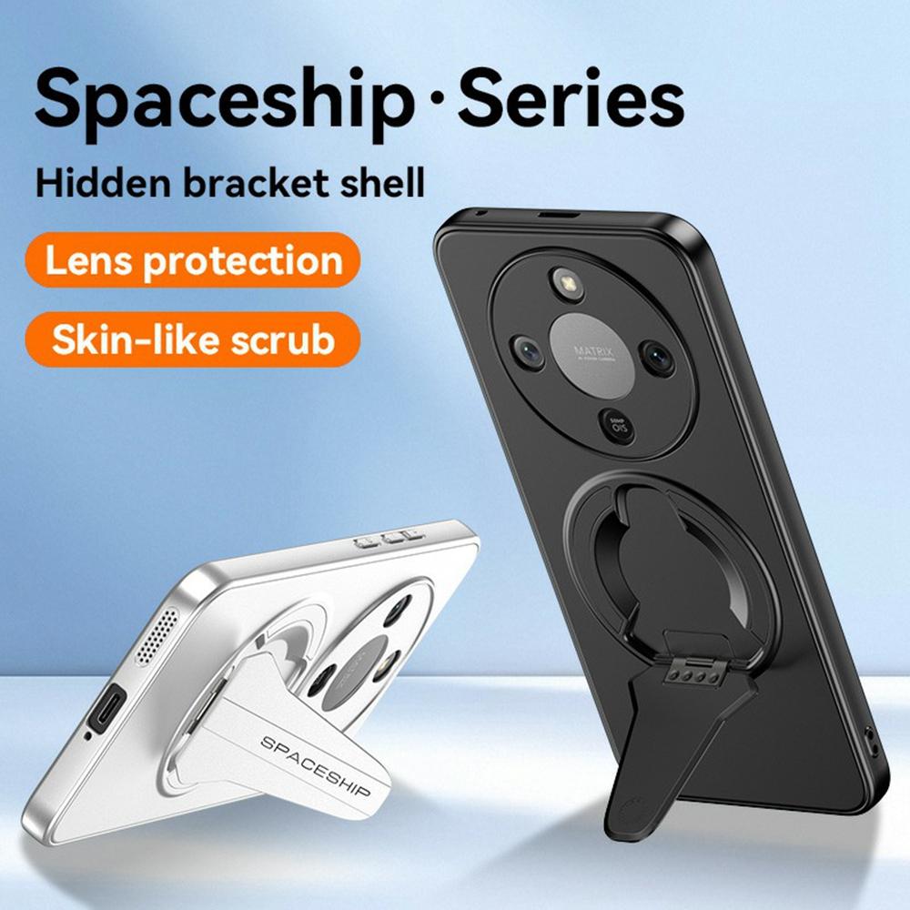 Schutzhülle für Honor X70 5G, kompatibel mit MagSafe, verstecktem Ständer, mattes, hautfreundliches PC-TPU-Gehäuse