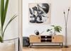LOFT TV Cabinet Abbott Oak | Black | 117x48x39cm