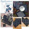45pcs Reusable Sashiko Embroidery Template Handmade Sashiko Thread Kit Patchwork Stencil  Beginners