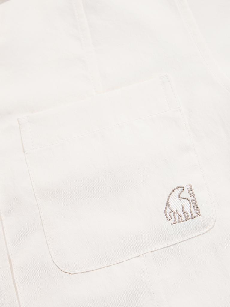 NORDISK Hygge Premium Pocket Short Sleeve Shirt - W_Off White