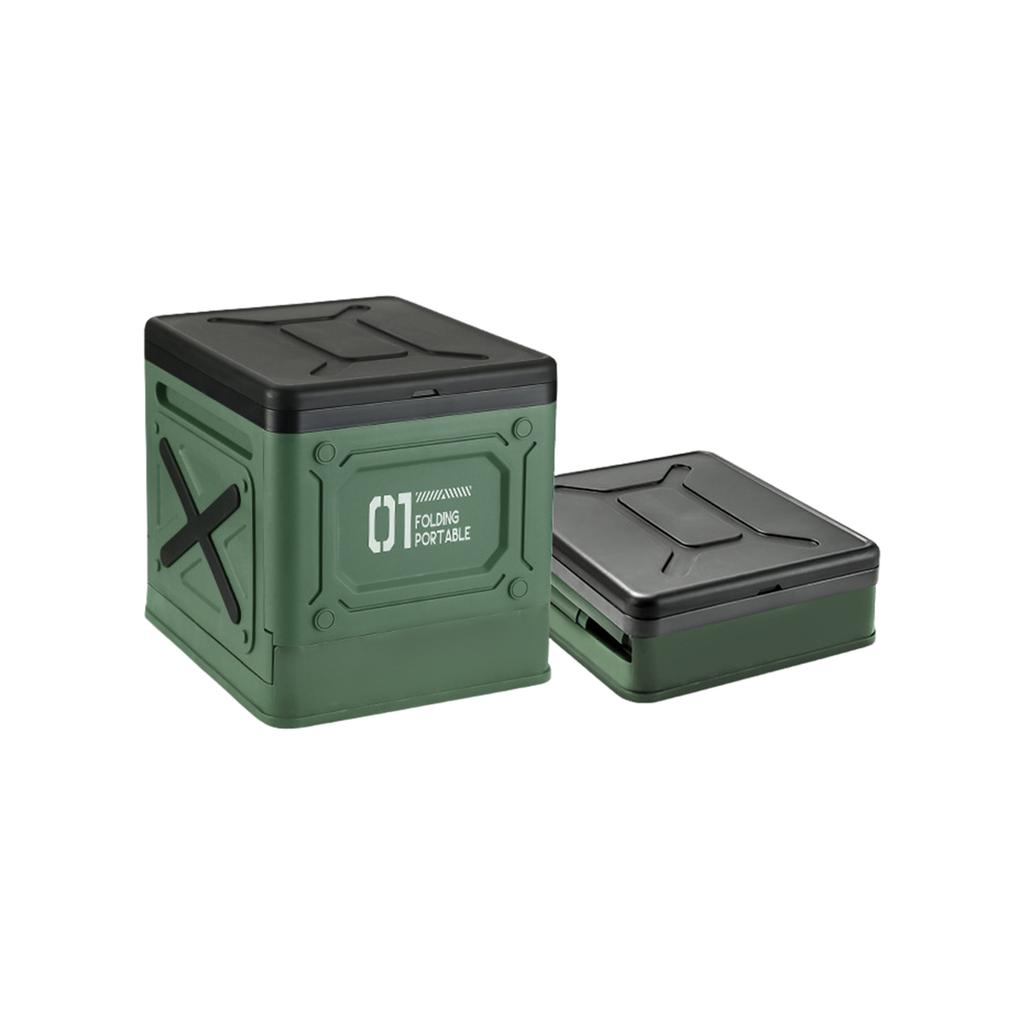 Car Folding Toilet Bucket Strong Bearing Capacity Trash Can for Tour Emergency Self-driving Travel Portable Outdoor Camp Toilet