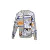 adidas Felpa Girocollo Casual Sportiva con Stampa Cartoon Trefoil Originali Donna Verde GN4265