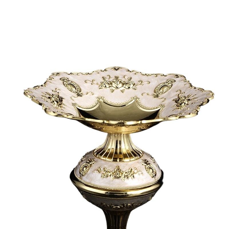 Evropská Vintage kovová miska na ovoce, Velkokapacitní kreativní servírovací mísa na sladkosti, svačiny, Svatba, Večírek, Domácí dekorace