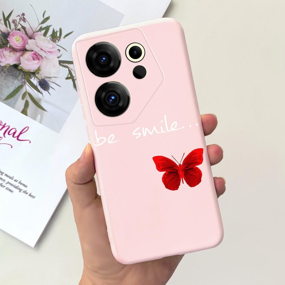Phone Cover For Tecno Camon 20 Pro 4G 5G Case Soft Silicone Love Heart Jelly Capa For Tecno Camon 20 Premier 20Pro Camon20 Funda