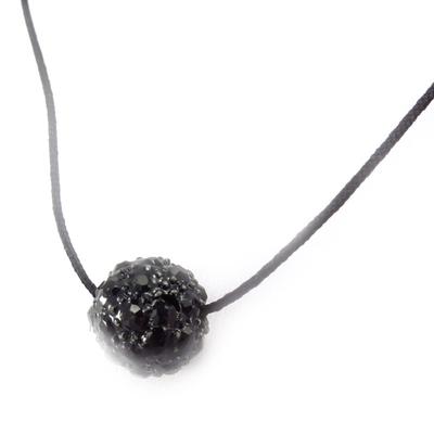 [K2830] - Black 'Sissi' Designer Necklace