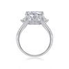 Big Stone 5 Carat D Color VVS1 Lab Diamond Engagement Ring S925 Sterling Silver with 18K Gold Rose Gold White Moissanite Rings