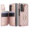 Luxus Leder Ring Wallet Kartenhalter Handyhülle für Samsung Galaxy Z Fold 7 6 5 4 mit Ständer Schutzhülle