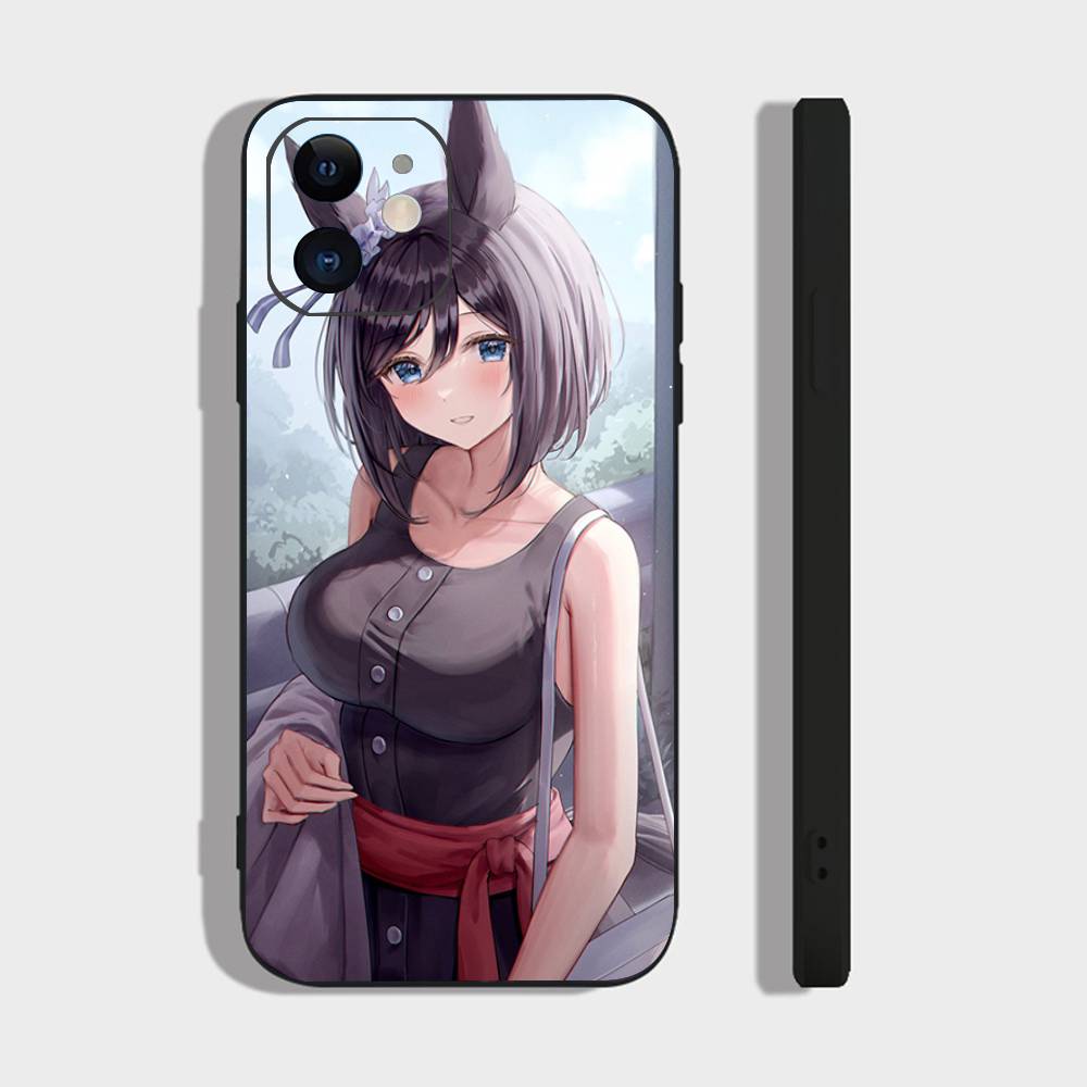 

Eishin Flash ANIME U-UmaMusume Phone Case For IPhone 17 Air 16 15 14 13 Pro Max 11 12 Black Silicone Cover IPHONE 14PRO