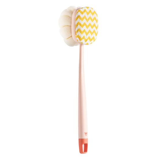 Body Scrubber High density Exfoliating Long Handle Bath Body Scrubber Brush for Bathroom