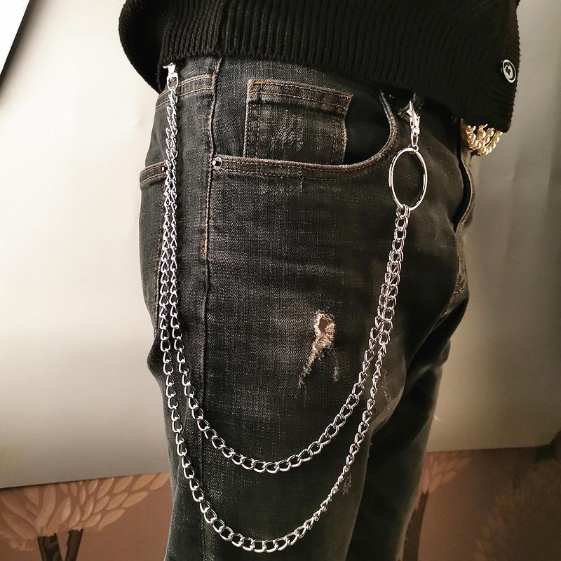 European & American Hip-Hop Punk Fashion Body Chain - Trendy Waist & Pants Chain