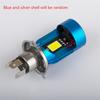 H4 LED Angel EYES COB Motorcycle Motorbike Scooter Fog Light Headlight Bulbs 40W