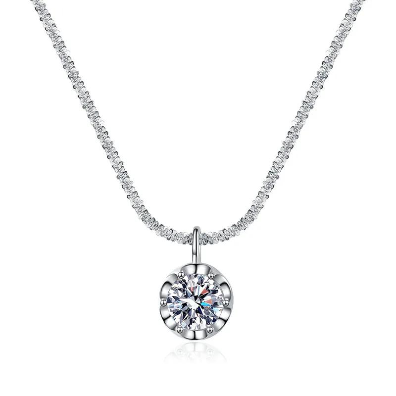 1Pc Exquisite Fashionable Necklace Zirconia Necklace for Women's Festival Party Jewelry Accessories Gift