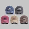Baseball Cap Men Waterwashed Vintage Cotton Wide Brim For Casual Spring Summer