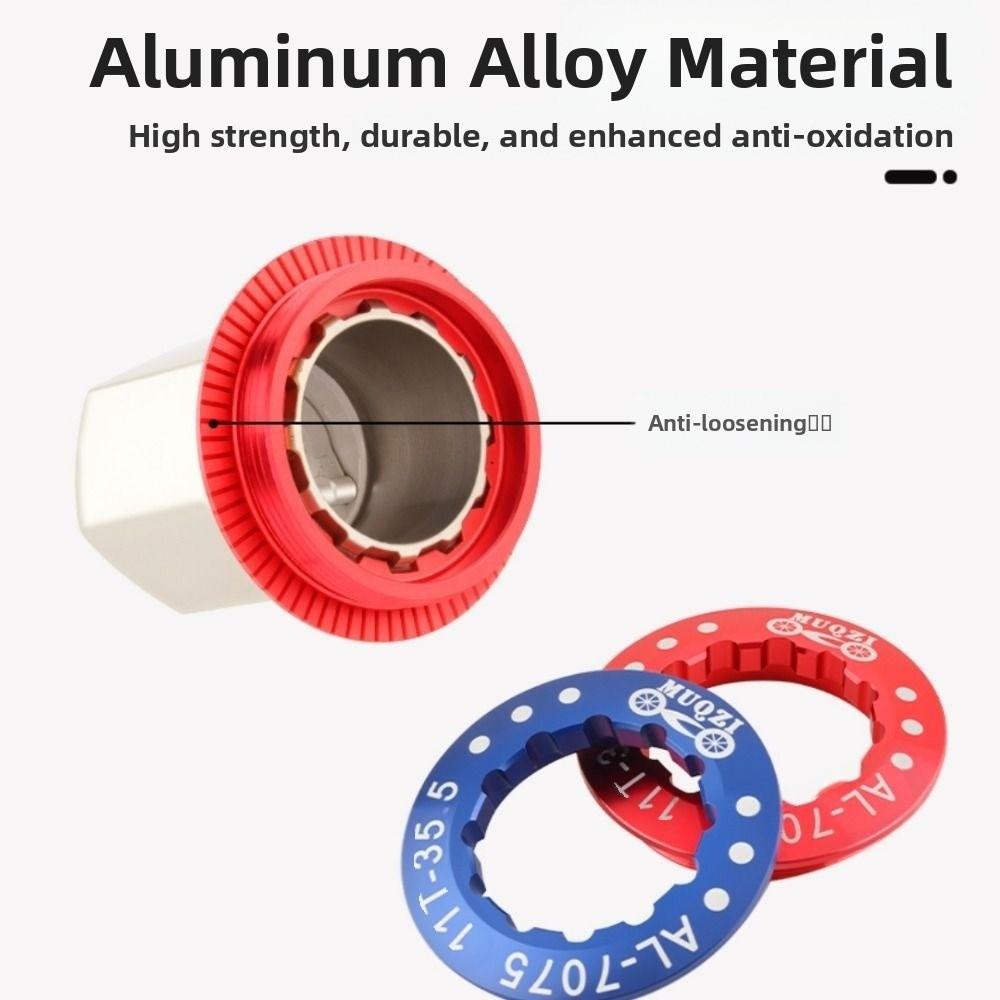 Aluminum Alloy Bicycle Cassette Cover 11T Fixed Bike Freewheel Fixing Bolt Ultra Light Easy Installation Freewheel Protector