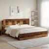 Headboard Cabinet with Storage Reclaimed Wood Engineered Wood