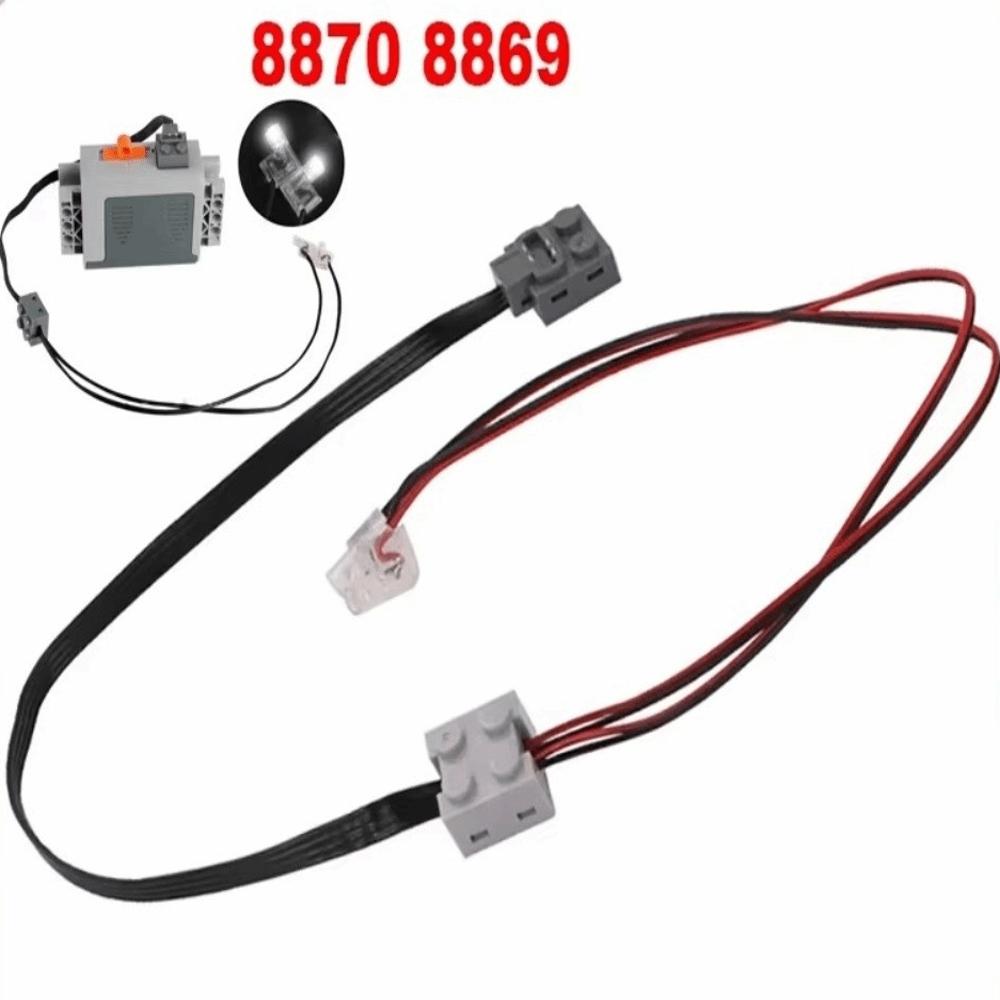 Building Block DIY LED Light Link Line Cable Building Block Light Cable Toy Model Accessories