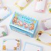 70 Sheets Pull Out Adhesive Notes Pad Small Notepads Cartoon Notes Paper Reminders on Fridges Book Calendar Notebook