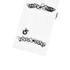 Elastic Stretchable Chokers Gothic Tattoos Choker Chain Jewelry for Women Girls