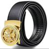 Elegant High-End Automatic Buckle Leather Belt – Versatile European & American Style for Men