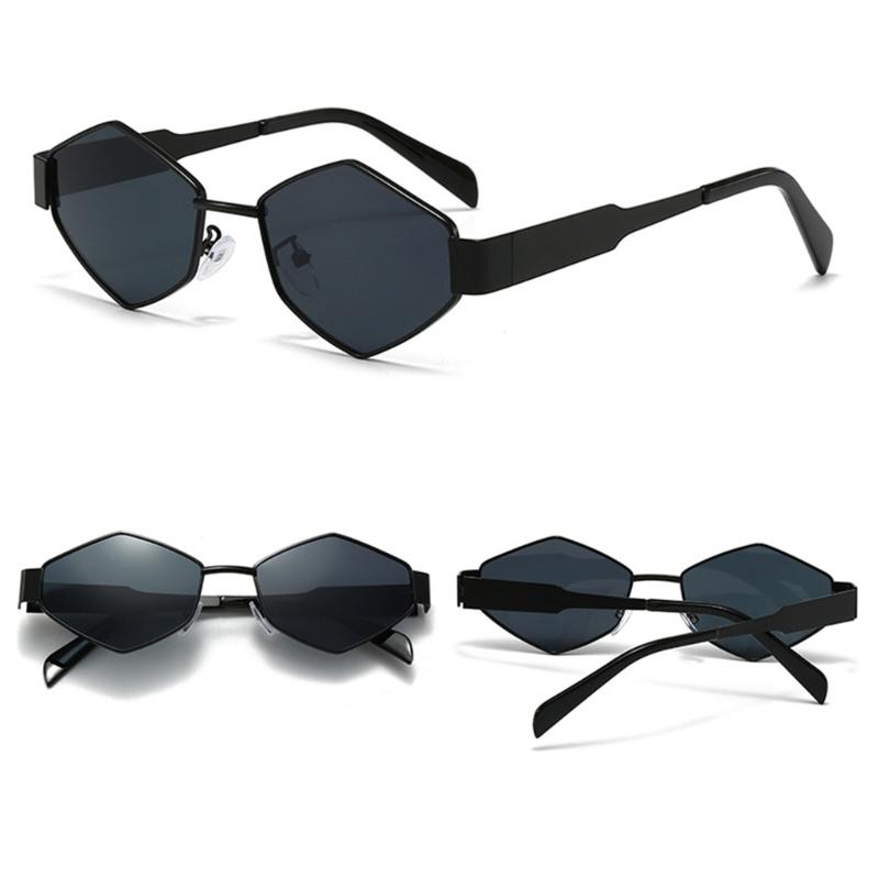 Diamond Frame Sunglasses for Girls Teens Eye Catching Carnivals Party Photography Sunglasses Outdoor Camping Glasses