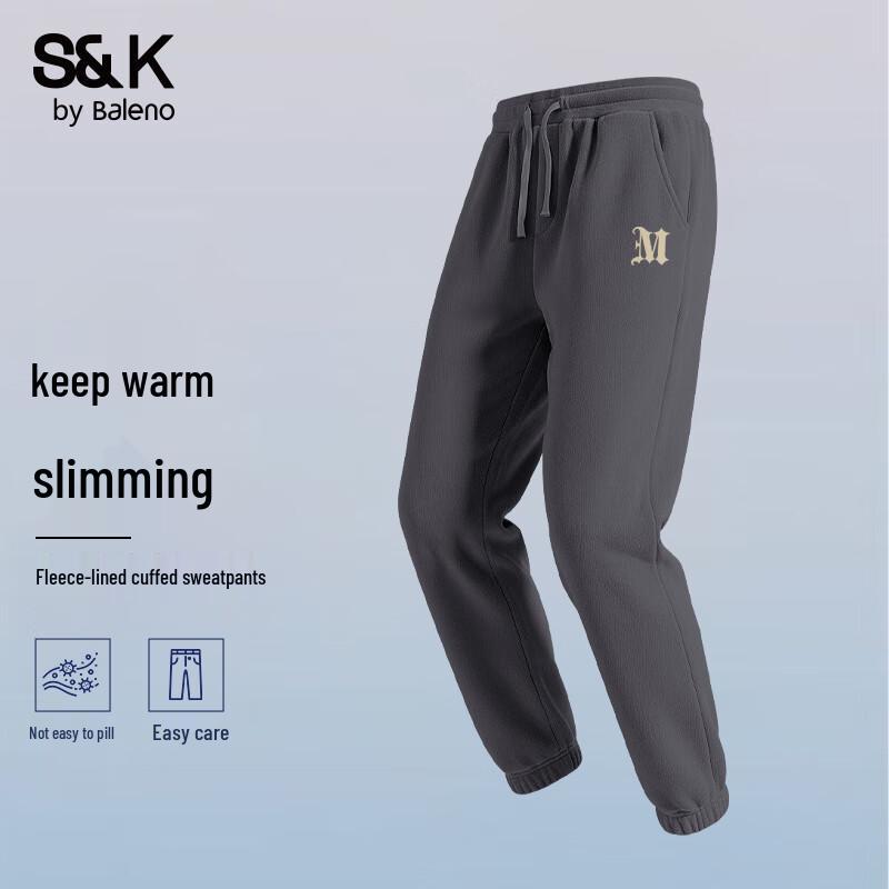 

Baleno S&K Men s Winter Double-Fleece Warm Jogger Pants 2XL