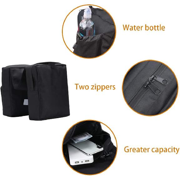 ATV Tank Top Bag, Motorcycle Saddlebags, Storage Saddle Bag For Snowmobile, UTV Waterproof Cargo Pocket, Universal Durable Front Accessories, Storage