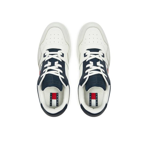 Мужские кроссовки Tommy Jeans Tjm retro basket ess em0em01395 белые
