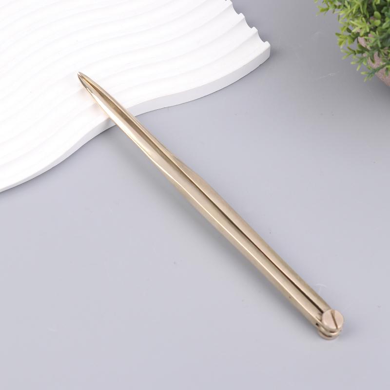 Solid Brass Straight Chart Divider Rust-Resistant Navigation Measuring Instrument Marine Splitting Tool For Architects